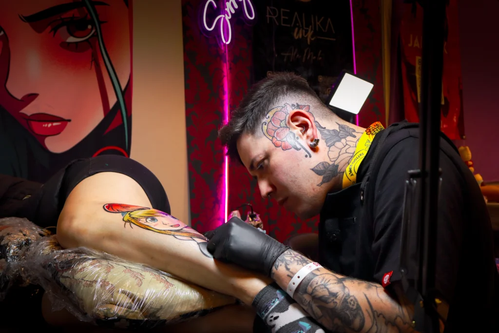 Sesiones de eventos Feria de tatuajes